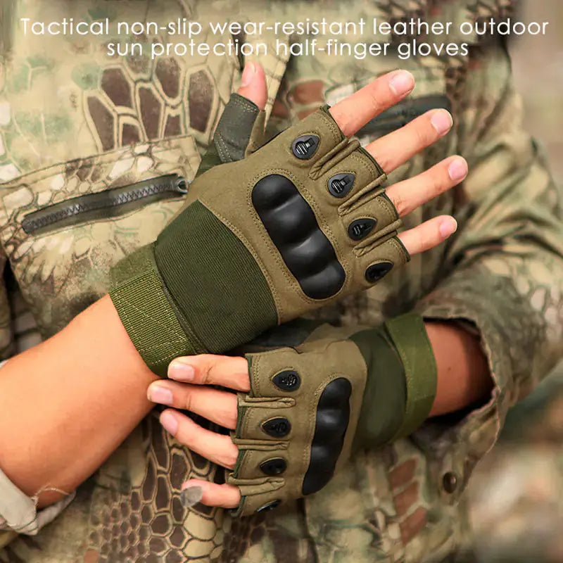 Men's Half Finger Tactical Gloves GLR SHOPPING