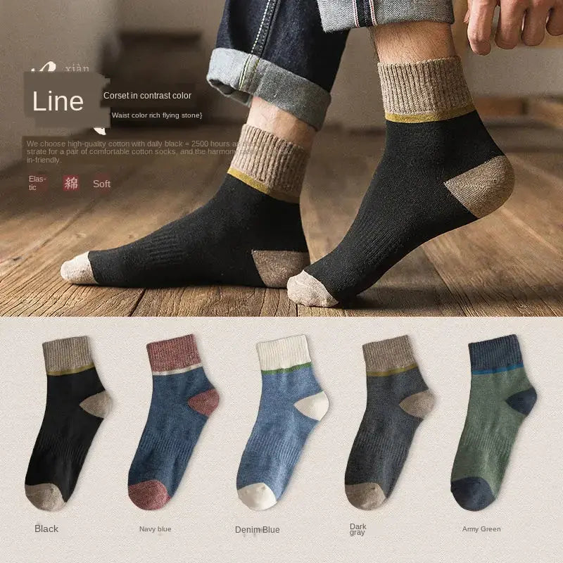 Harajuku Winter Terry Cotton Socks GLR SHOPPING