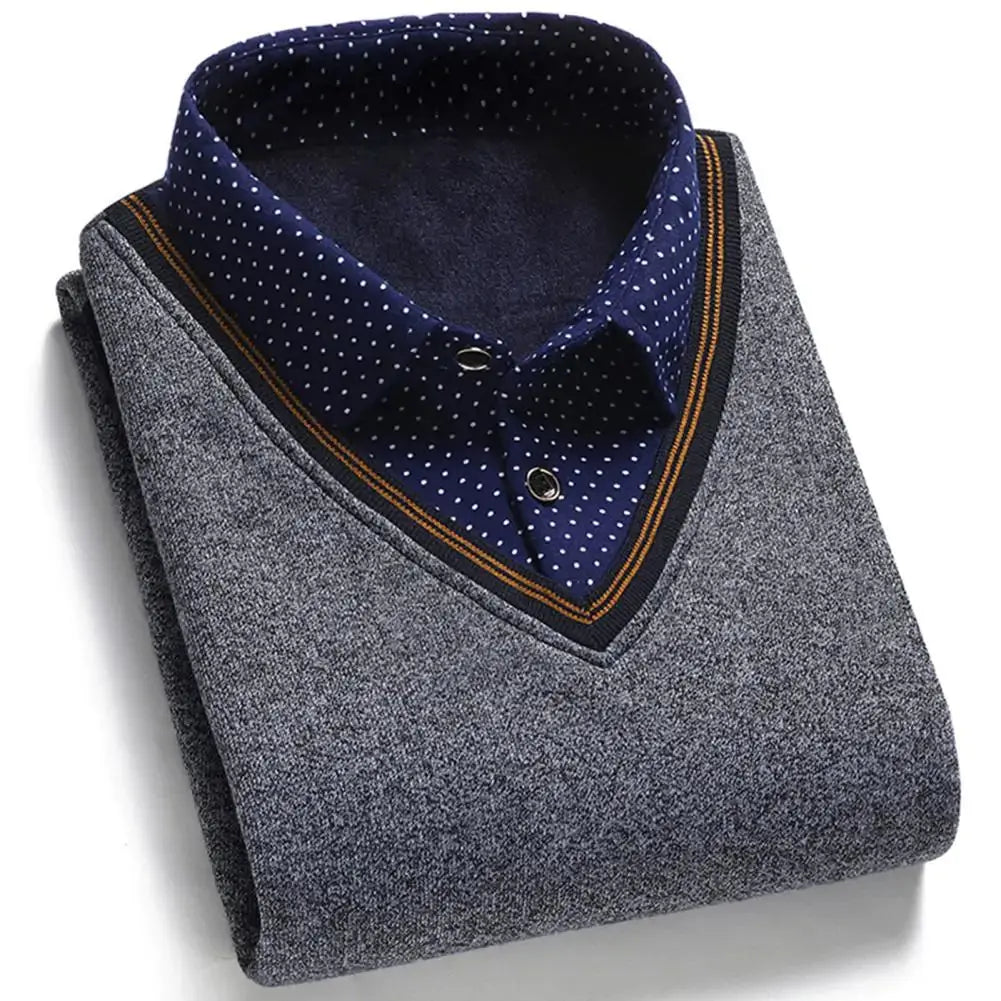 Thicken Knitted Male Base Sweater GLR SHOPPING