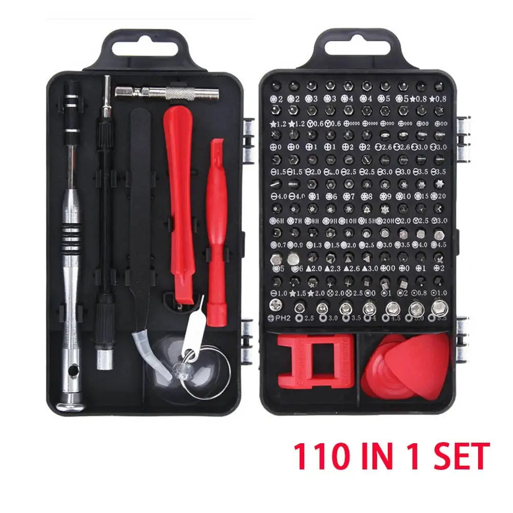 115-in-1 Precision Screwdriver Set for Mobile Phone and Watch Repair GLR SHOPPING