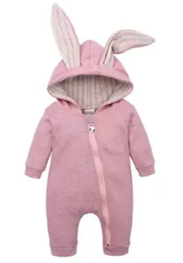 Rabbit Ear Hooded Baby Rompers GLR SHOPPING