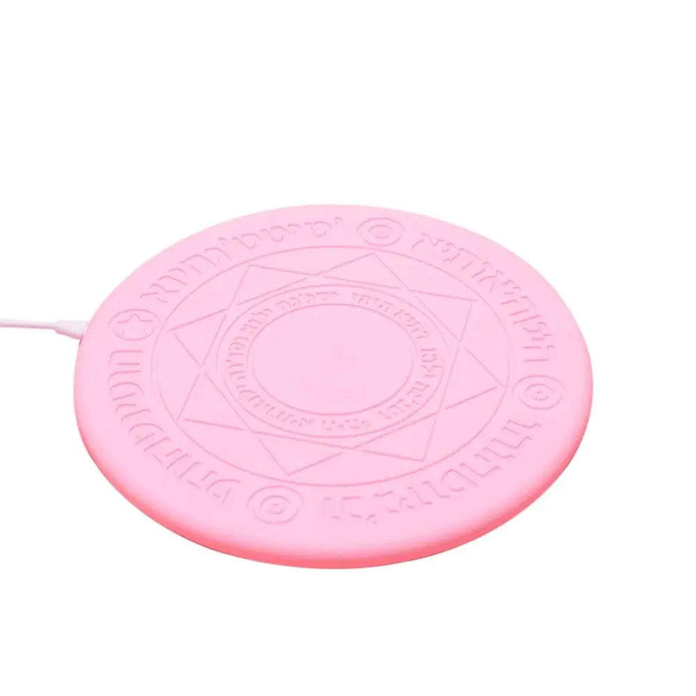 5W 10W Glowing Magic Array Universal Qi Fast Charging Wireless Charger for iPhone Charger Magic Array Wireless Charger GLR SHOPPING
