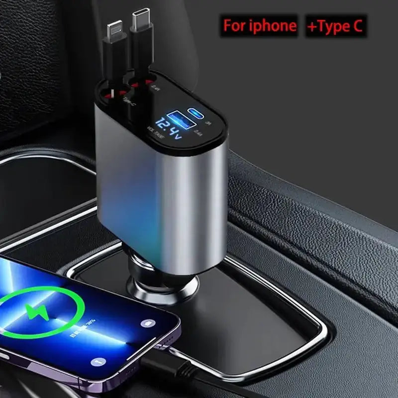 Retractable Car Charger GLR SHOPPING
