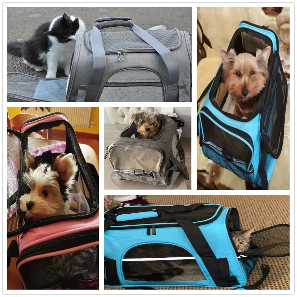 Pet Messenger Carrier Travel Bag GLR SHOPPING