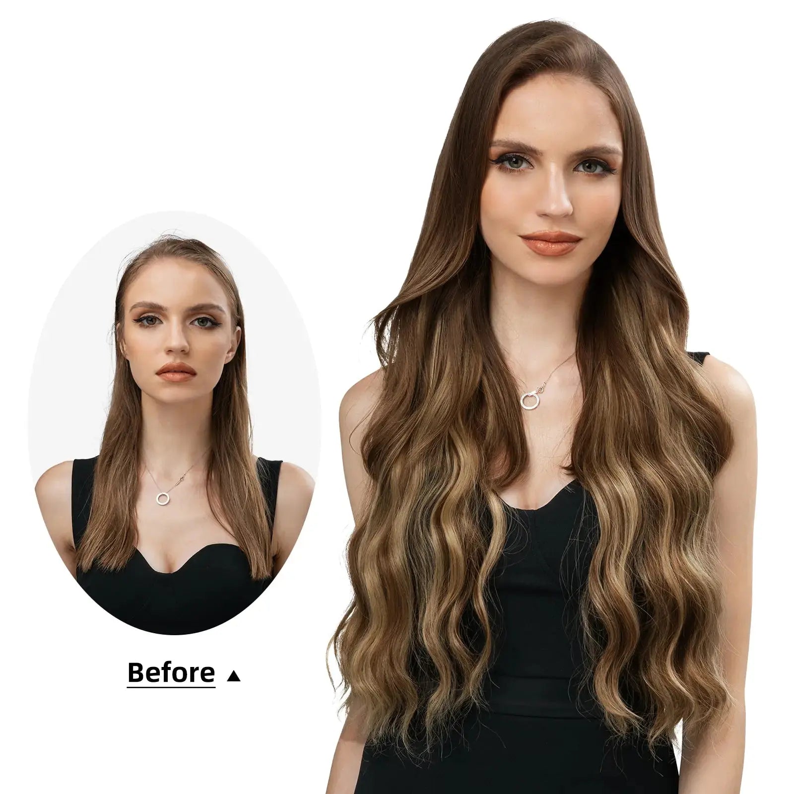 Synthetic Wave Hair Extensions GLR SHOPPING