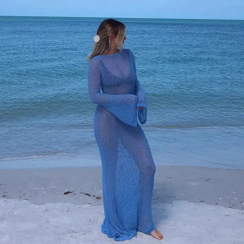 Beach Crochet Tunic Sexy Summer Cover-Up GLR SHOPPING