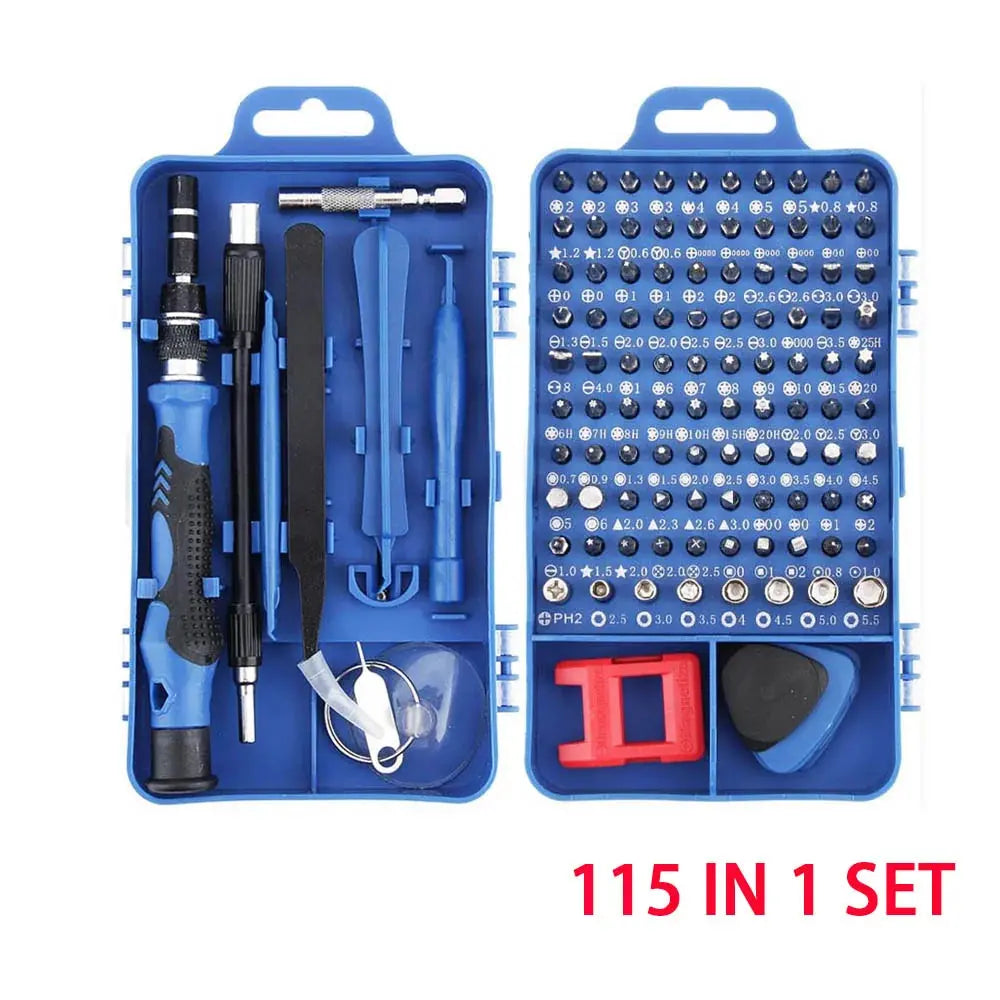 115-in-1 Precision Screwdriver Set for Mobile Phone and Watch Repair GLR SHOPPING