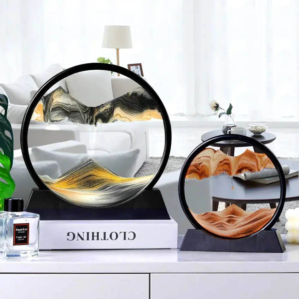 3D Hourglass Deep Sea Sandscape In Motion GLR SHOPPING