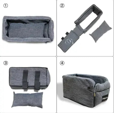 Portable Pet Dog Car Seat Central Control Nonslip Dog Carriers GLR SHOPPING