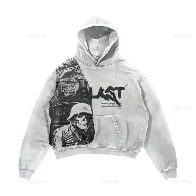 Punk Wind Ninja Printed Hoodies GLR SHOPPING