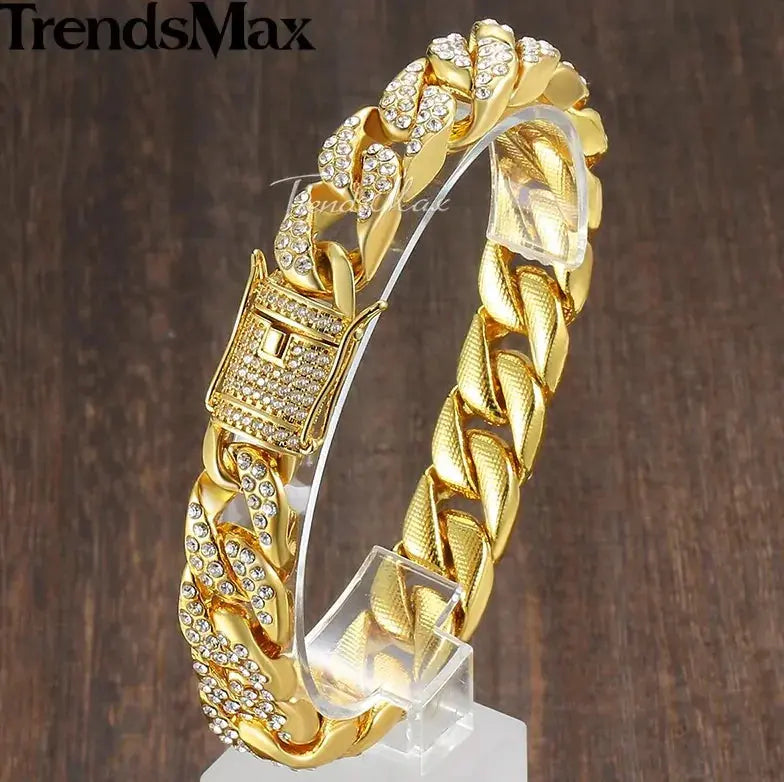 Miami Curb Cuban Chain Bracelet GLR SHOPPING
