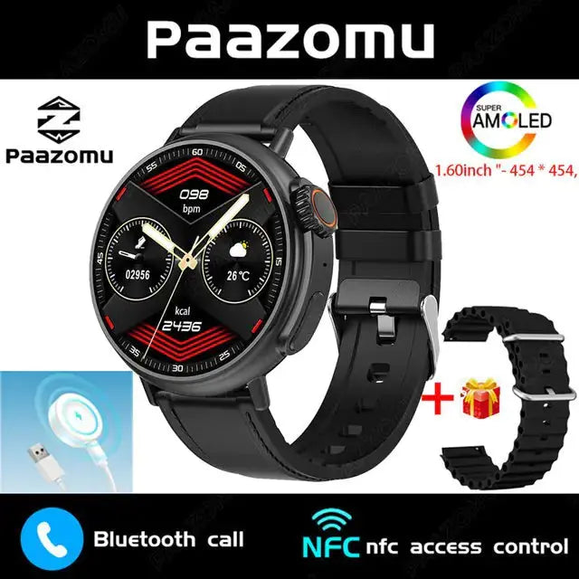 AMOLED 1.6 Inch Smart Watch - GLR SHOPPING