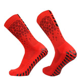 2022 New Men Women Football Socks Honeycomb Graphics