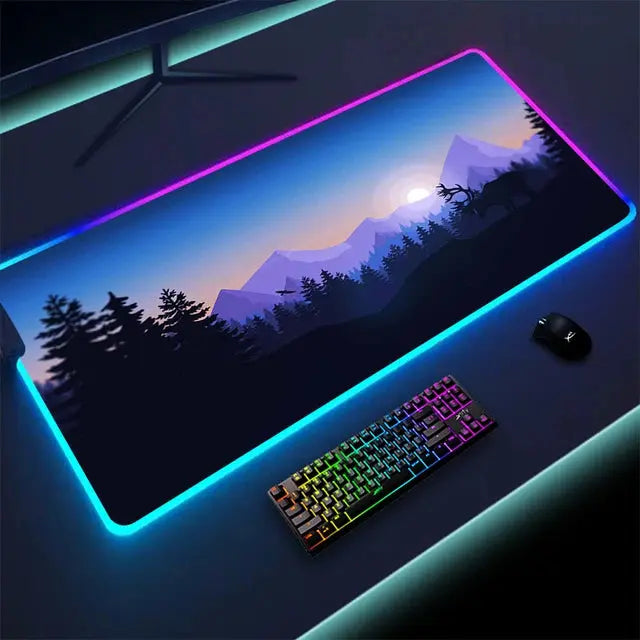 Luminous LED Lighting Mouse Pad GLR SHOPPING