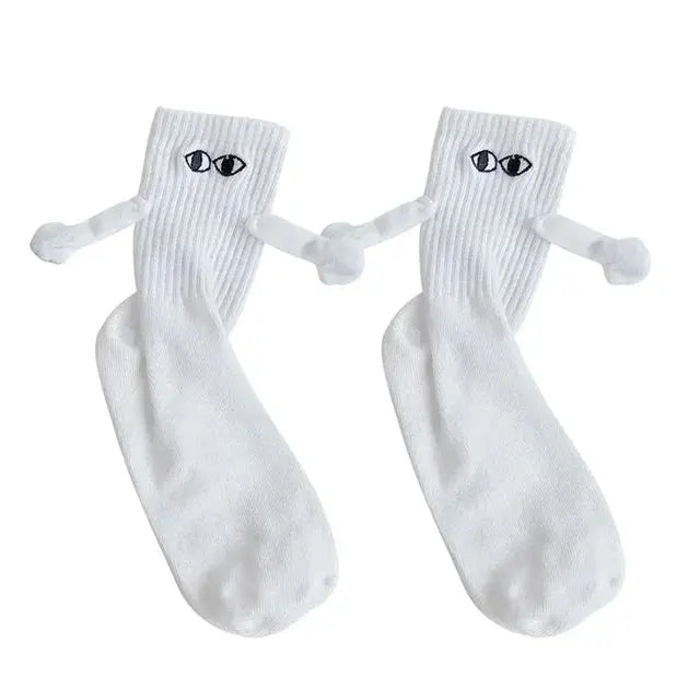 Magnetic Holding Hands Couple Socks GLR SHOPPING