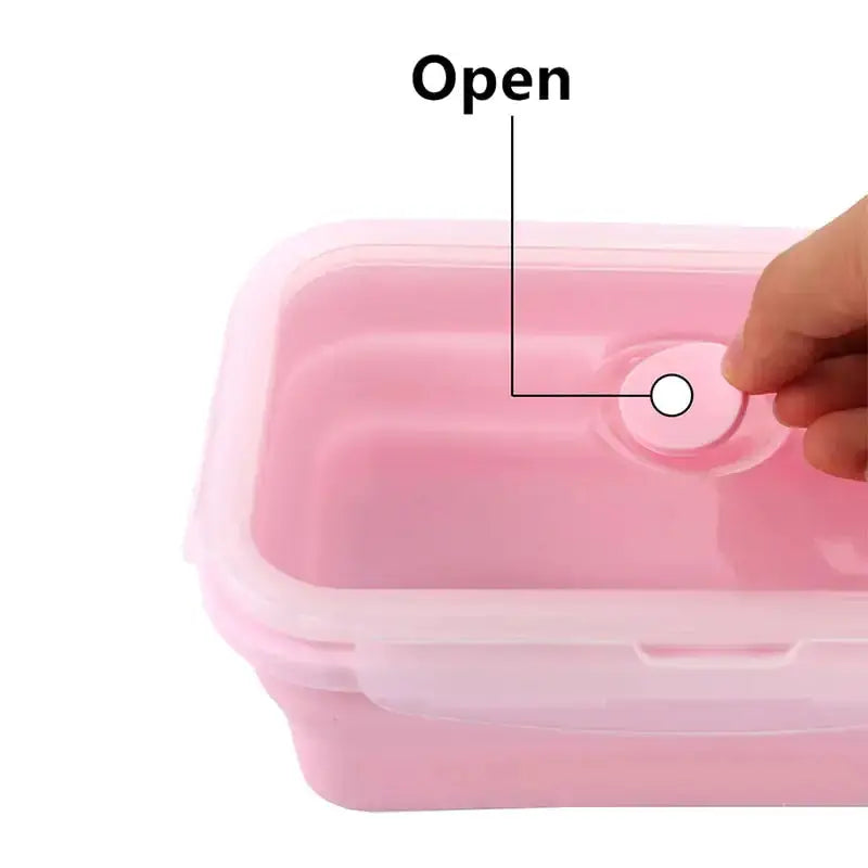 Silicone Rectangle Lunch Box Set GLR SHOPPING