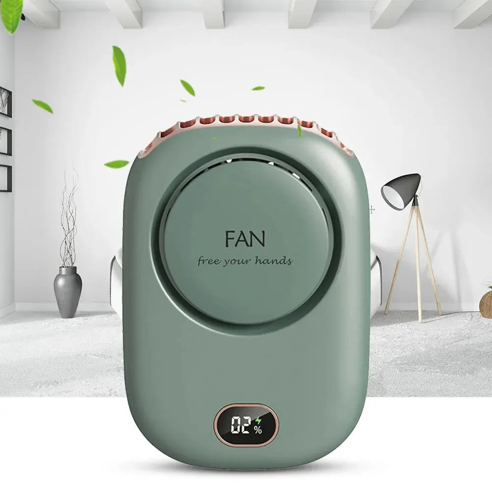Mini Portable Bladeless Neck Fan GLR SHOPPING