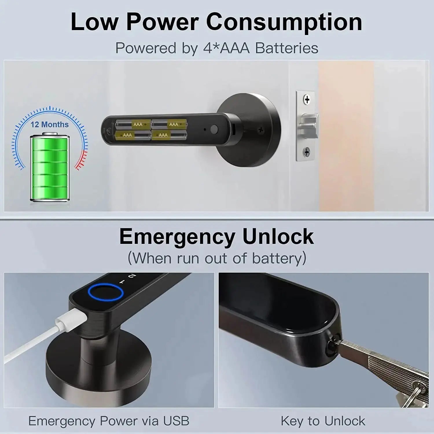 Fingerprint Door Lock GLR SHOPPING
