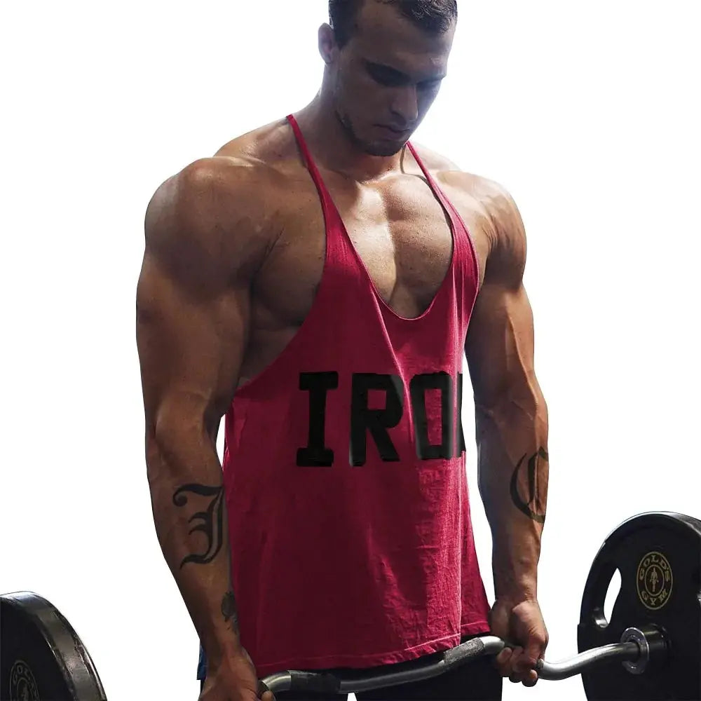 Men's Athletic Printed Gym Workout Bodybuilding Tank Tops GLR SHOPPING