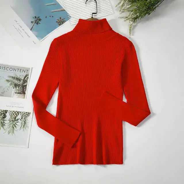 Turtleneck Women Sweaters GLR SHOPPING