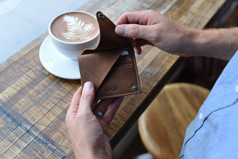 Wing Fold Card Case