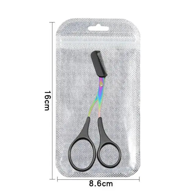 Eyebrow Trimming Scissors With Comb GLR SHOPPING