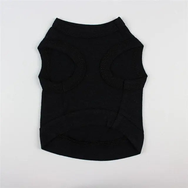 Black Cool KILLER Print Pet Cat dog Vest Shirt - GLR SHOPPING