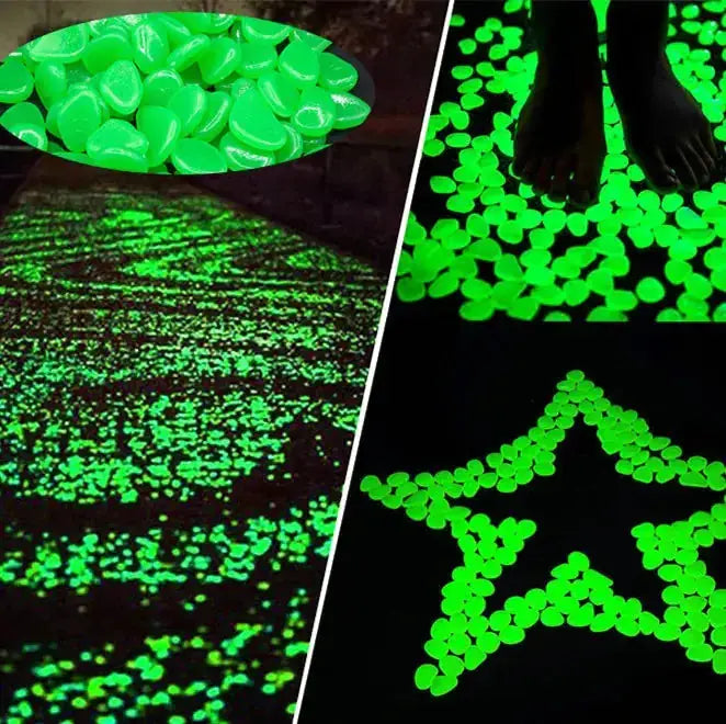 Glow in the Dark Garden Pebbles GLR SHOPPING