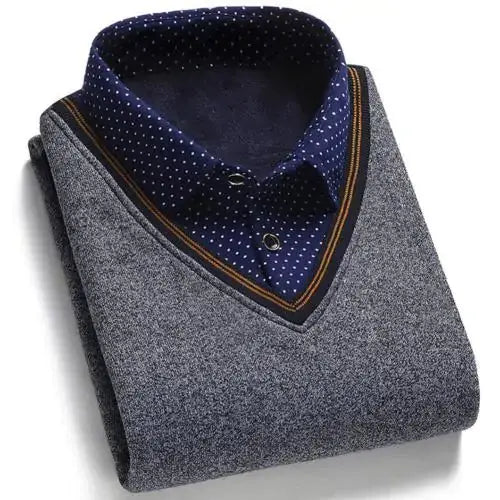 Thicken Knitted Male Base Sweater GLR SHOPPING