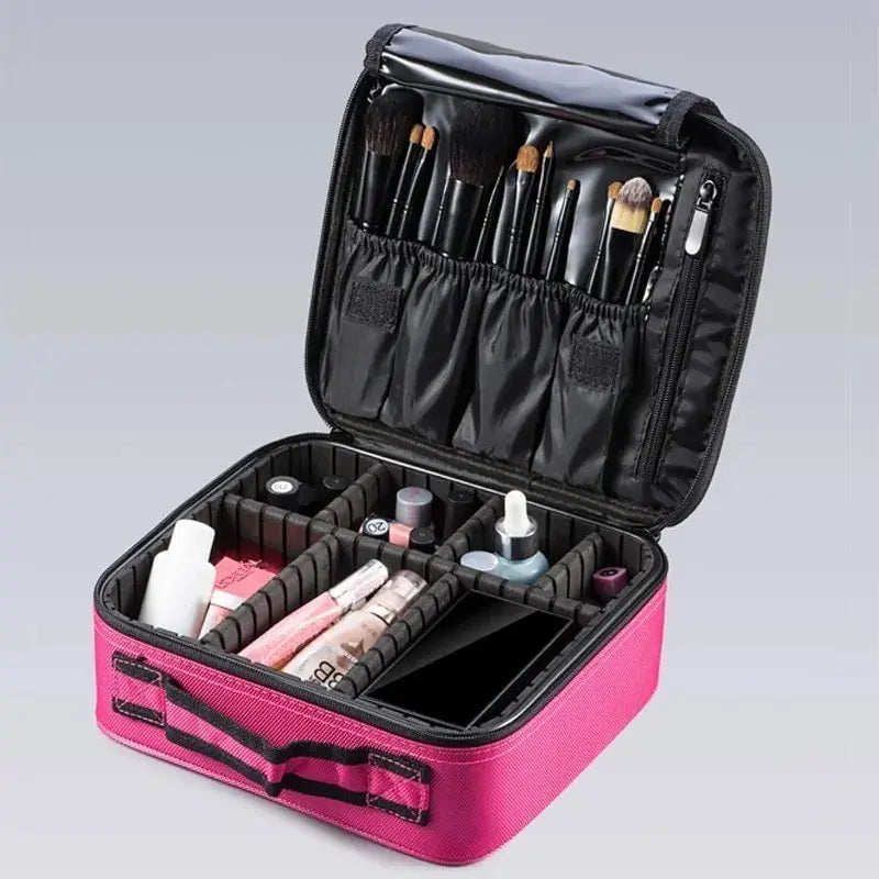 2019 Professional Toiletry Bag Cosmetic Bag Organizer Women Travel Make Up Cases Big Capacity Cosmetics Suitcases For Makeup X32 GLR SHOPPING