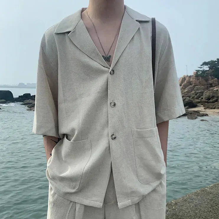 VG Classic Linen Shirt GLR SHOPPING