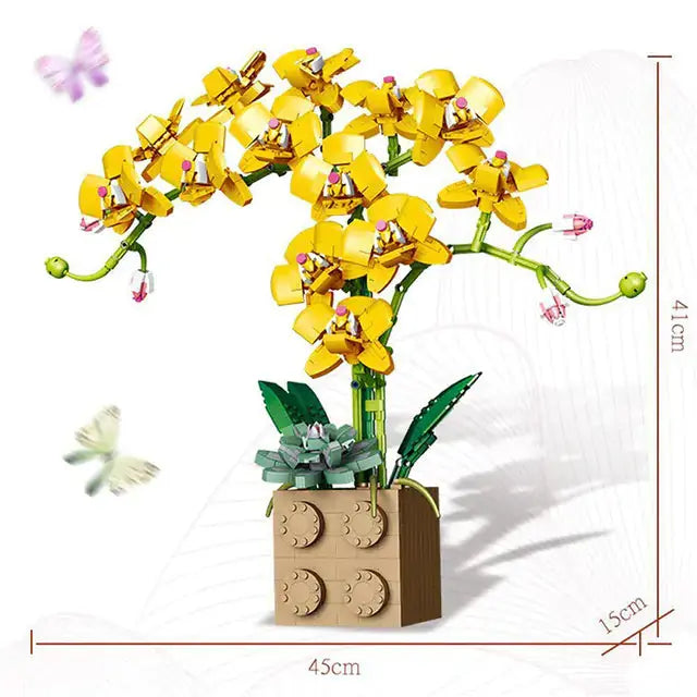 Orchid Building Block Bouquet GLR SHOPPING