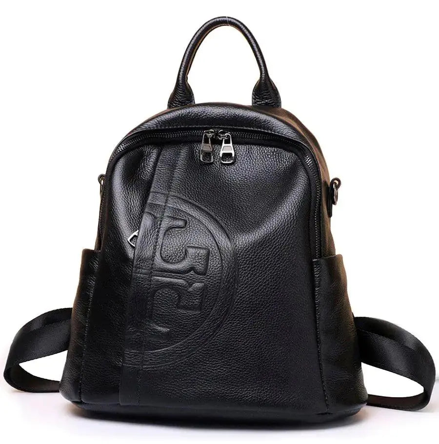 Casual Leather Backpack- Seattle GLR SHOPPING