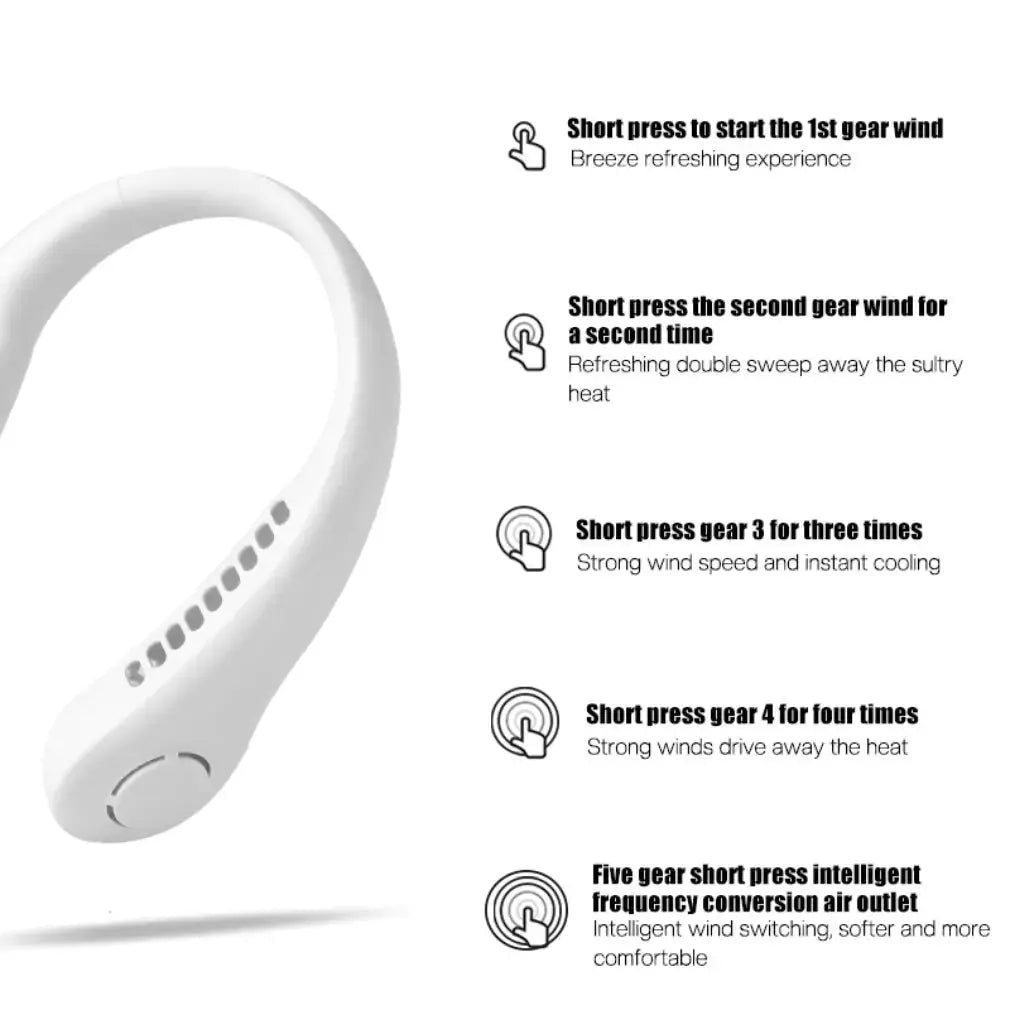 Bladeless Hanging Neck Fan GLR SHOPPING