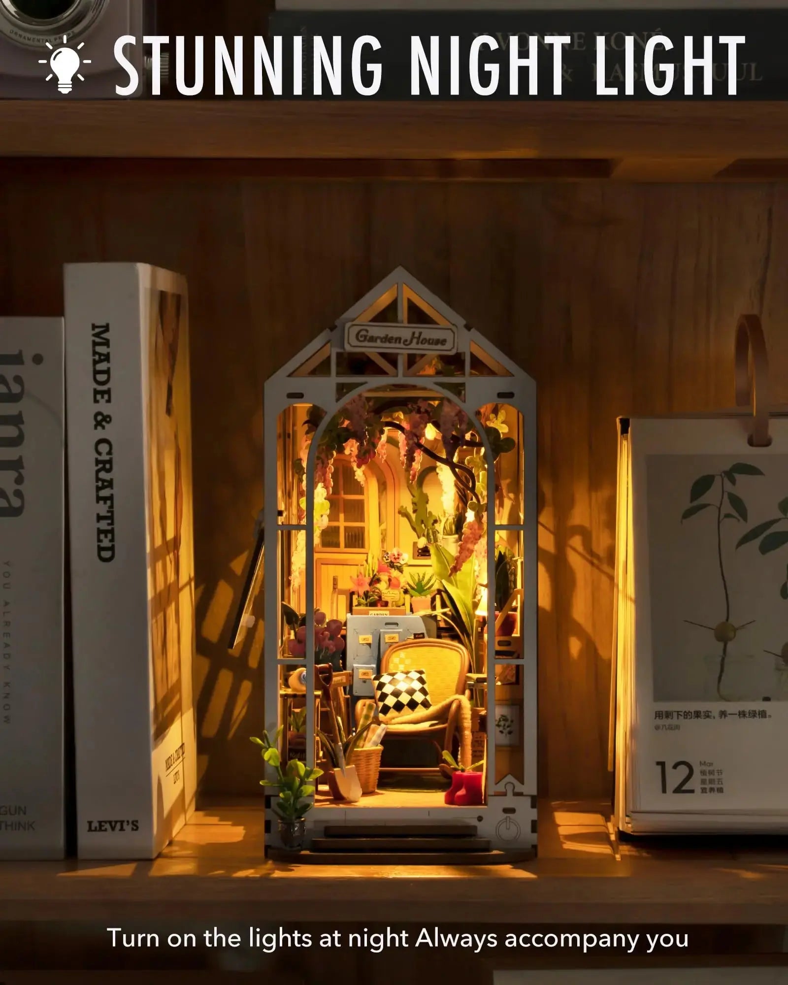 Mini Garden House Book Nook Kit GLR SHOPPING