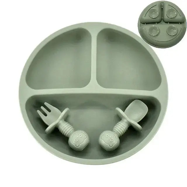 Baby Silicone Plate Set GLR SHOPPING