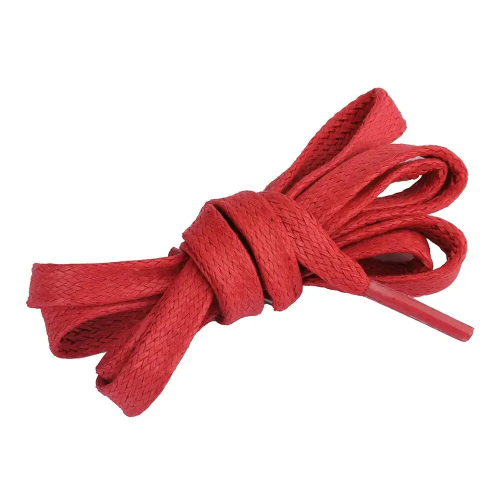 Flat Waxed Cotton Shoelaces Collection GLR SHOPPING