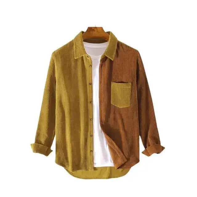 Cargo Corduroy Men's Long Sleeve GLR SHOPPING