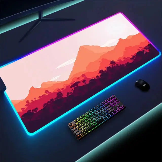 Luminous LED Lighting Mouse Pad GLR SHOPPING