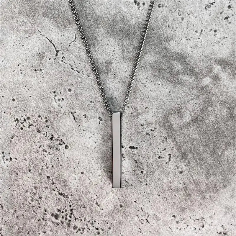 Rectangle Pendant Necklace GLR SHOPPING