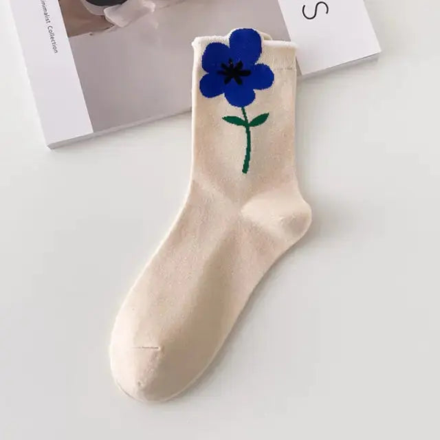 Women Tie-dye Middle Tube Socks GLR SHOPPING