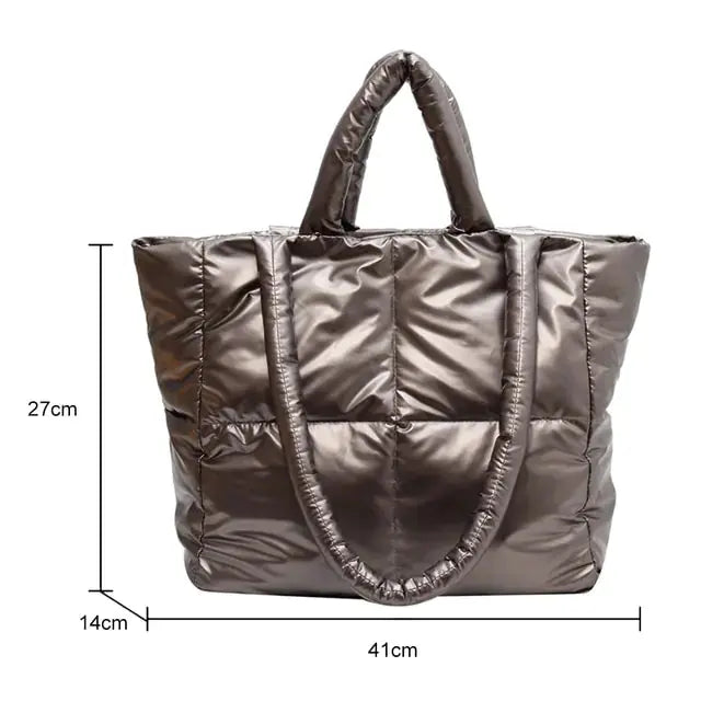 Fashion Large Tote Padded Handbags - GLR SHOPPING