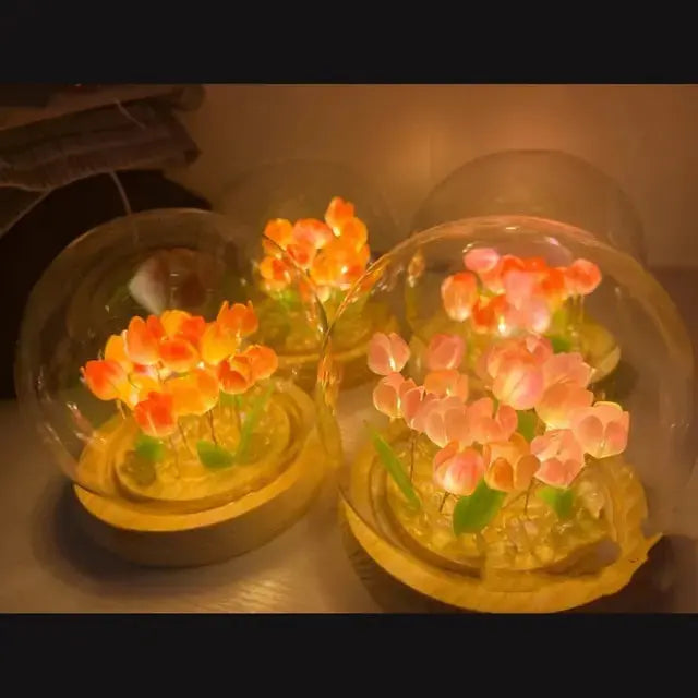 Handmade Tulip Night Light GLR SHOPPING