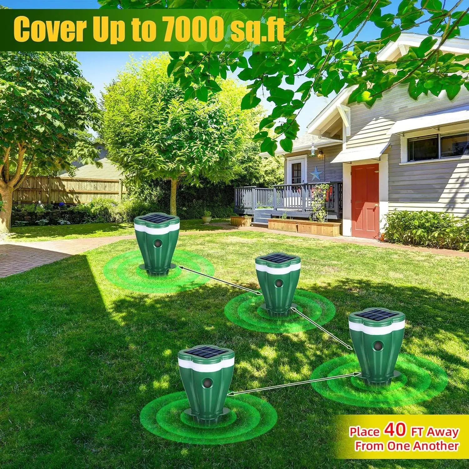 Solar Outdoor Rodent & Snake Repellent GLR SHOPPING