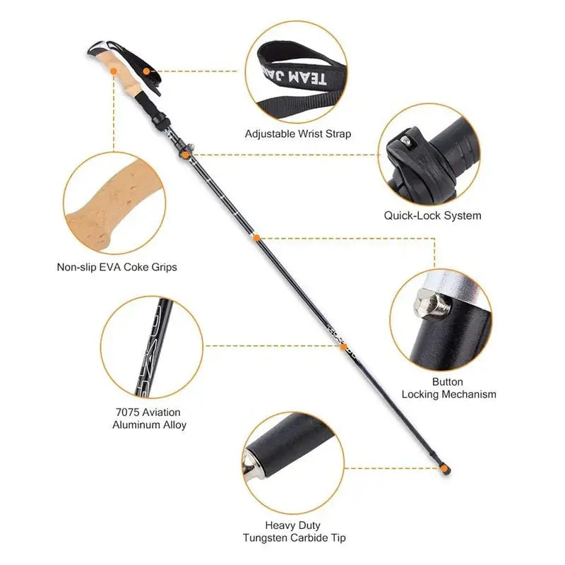 Aluminum Hiking Sticks GLR SHOPPING