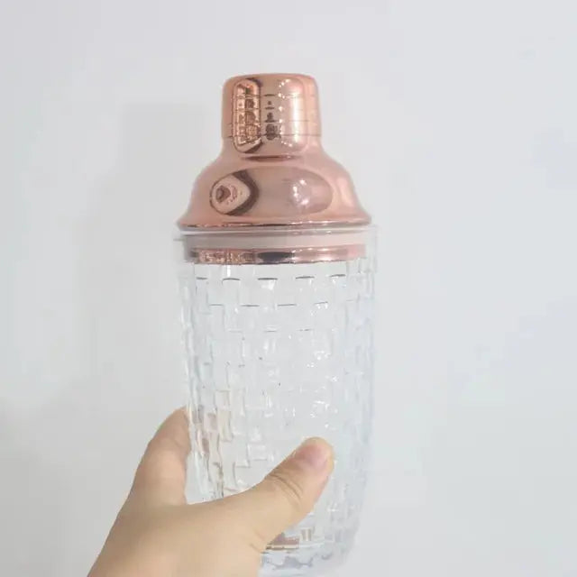 Glass Cocktail Shaker Kit GLR SHOPPING