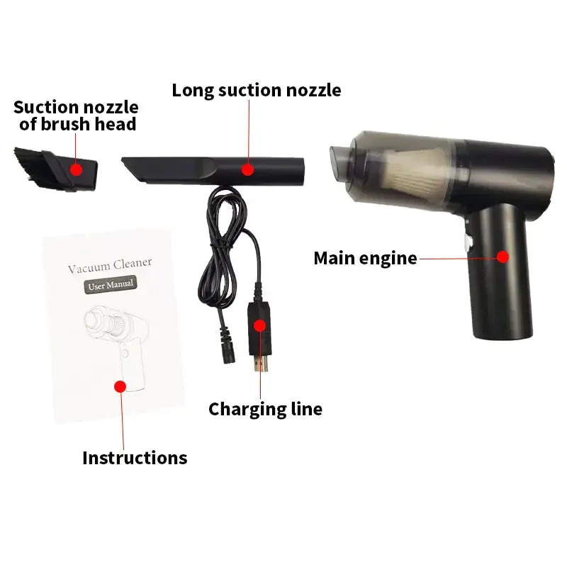 Cordless Car Vacuum Cleaner GLR SHOPPING