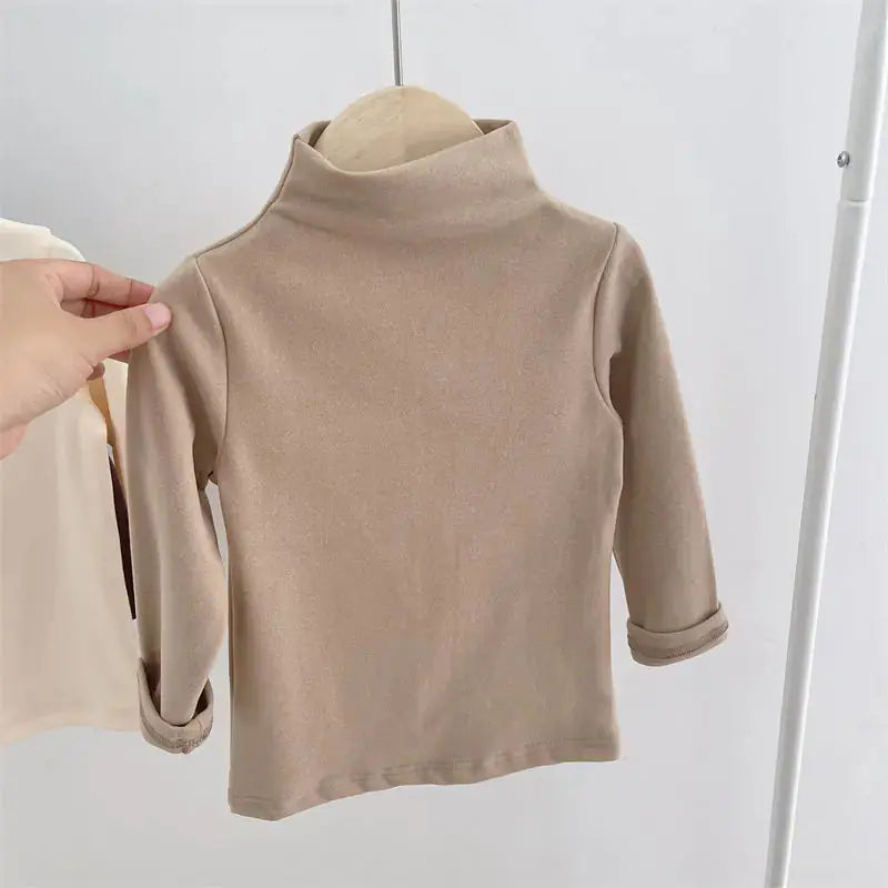 Boys Girls T-shirts Kids Tops Turtleneck GLR SHOPPING