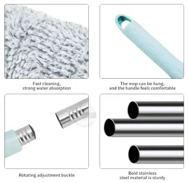 360 Hands-Free Microfiber Floor Mop GLR SHOPPING