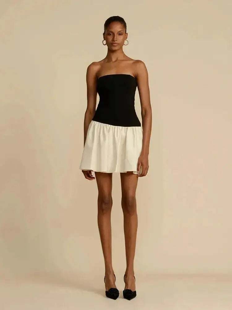 Slim Folds Bodycon Splice Dress GLR SHOPPING